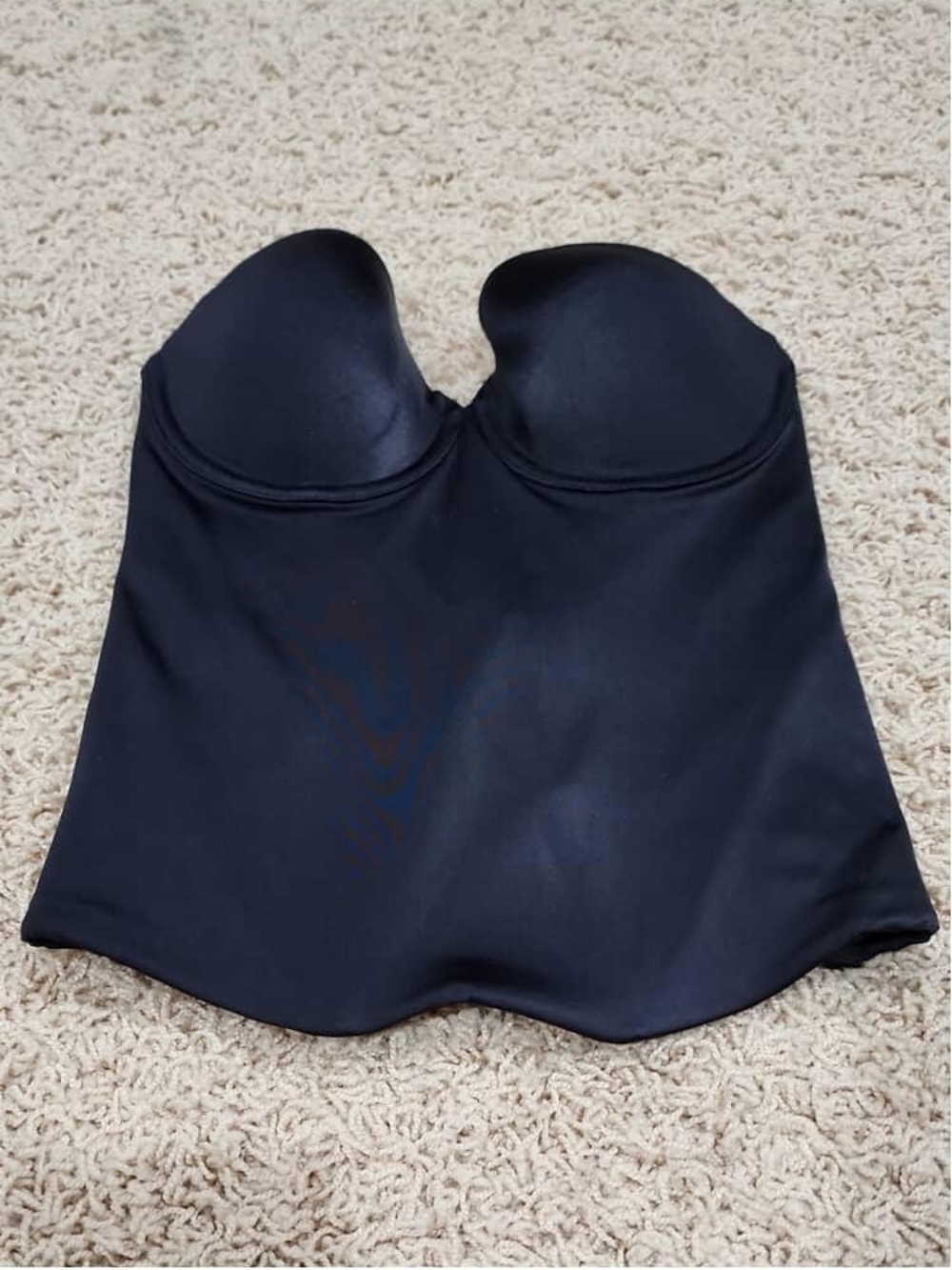Maidenform Black Strapless Shapeing Bustier